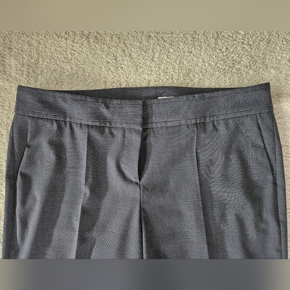 HUGO BOSS Blue Houndstooth "Talouise" Wool Trousers | SZ 10 - Picture 4 of 13